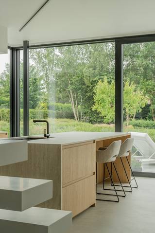 Keuken met grijze Socrete gietvloer