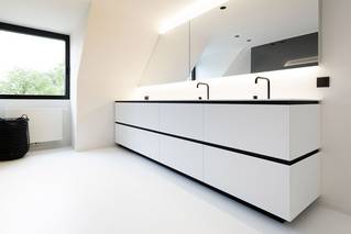Liquidfloors Mellow pu gietvloer in architectenwoning 