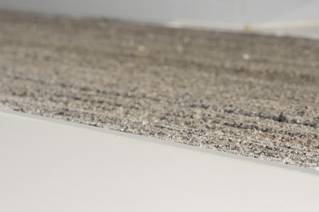 Ingewerkte vloermat detailPeter Geldof Mellow PU gietvloer