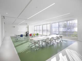 Liquidfloors Mellow pu gietvloer lobby BOIC Brussel