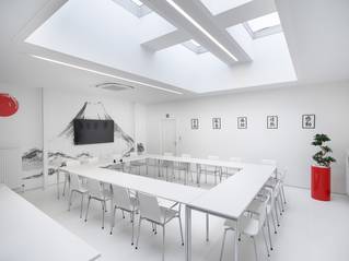 Liquidfloors Mellow pu gietvloer lobby BOIC Brussel