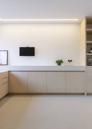 Liquidfloors Socrete gietvloer in oogartsenpraktijk Zulte