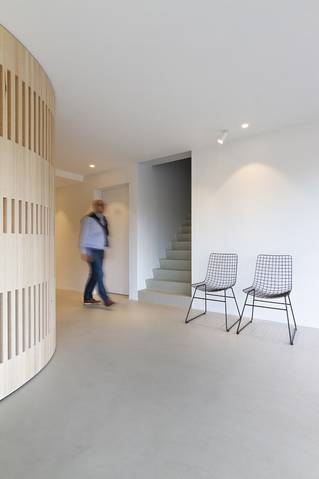 Liquidfloors Socrete gietvloer in oogartsenpraktijk Zulte