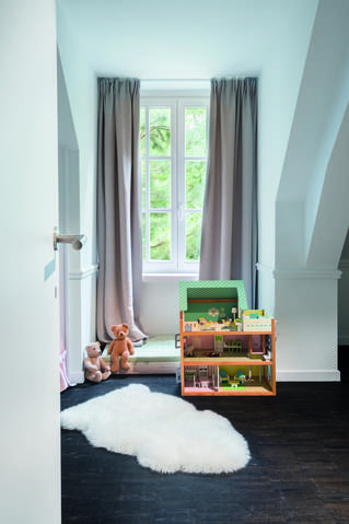 Slaapkamer parket wit hout