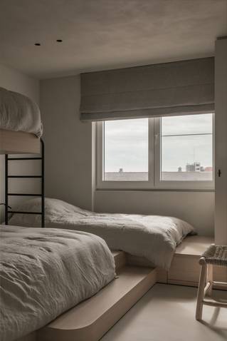 slaapkamer met Socrete gietvloer