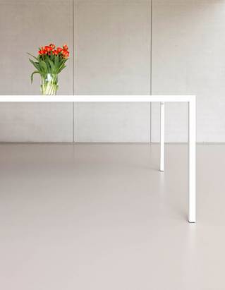 Liquidfloors Mellow pu gietvloer keuken privéwoning Harelbeke