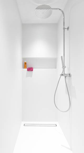 Liquidfloors Mellow pu gietvloer badkamer privéwoning Oostkamp