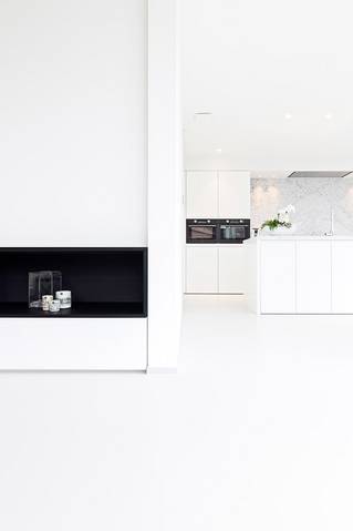 Liquidfloors Mellow pu gietvloer woonkamer privéwoning Kluisbergen