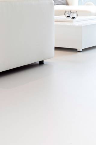 Liquidfloors Mellow pu gietvloer detail woonkamer privéwoning Oostkamp
