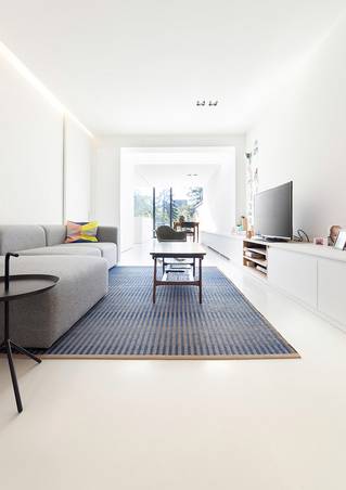 Liquidfloors Mellow pu gietvloer in privéwoning Aalst