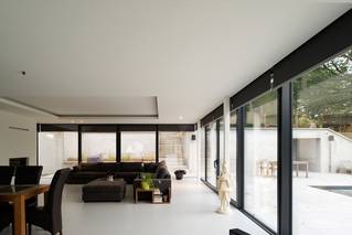 Liquidfloors Mellow pu gietvloer woonkamer privéwoning Genappe