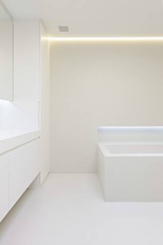 Liquidfloors Mellow pu gietvloer badkamer privéwoning Wetteren