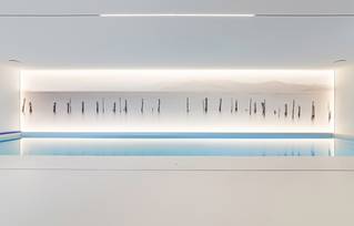 Liquidfloors Mellow pu gietvloer zwembad privéwoning Wetteren