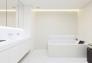 Liquidfloors Mellow pu gietvloer badkamer privéwoning Wetteren