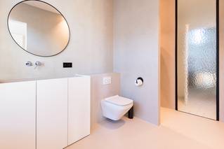 Socrete herenhuis Gent Badkamer douche slaapkamer