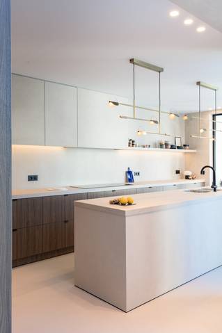 Socrete herenhuis Gent keuken