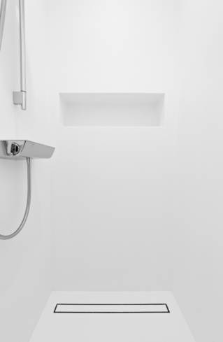 gietvloer badkamer douche nis renovatie