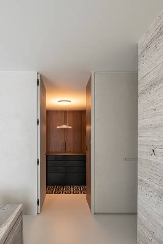 dressing mellow gietvloer appartement wendy verstrepen