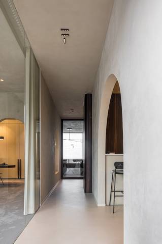 Kantoorgang met Socrete vloer