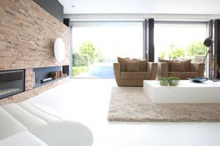 Liquidfloors Mellow pu gietvloer residentiële woning Alken Limburg