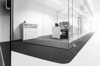 Liquidfloors Mellow pu gietvloer verzekeringskantoor Ramsel Antwerpen