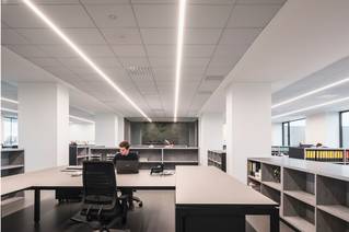 Liquidfloors Mellow pu gietvloer in kantoorgebouw Kortrijk