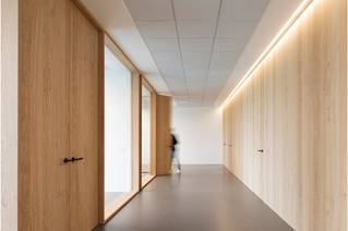 Liquidfloors Mellow pu gietvloer in kantoorgebouw Kortrijk