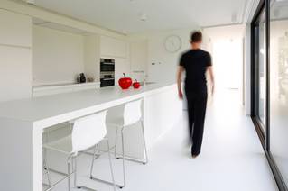 Liquidfloors Mellow pu gietvloer in eetkamer privéwoning