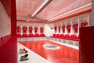 Liquidfloors Mellow pu gietvloer Bosuilstadion Antwerpen