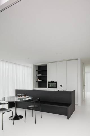 Liquidfloors Mellow pu gietvloer in appartement Brugge