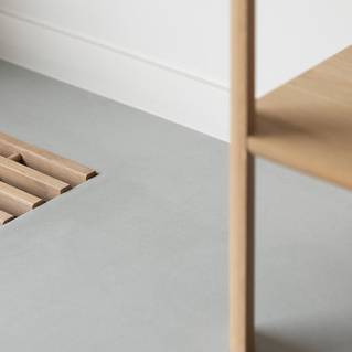 Socrete gietvloer in combinatie met vloerverwarming