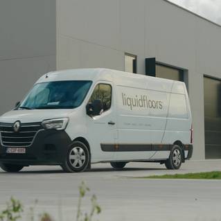 Liquidfloors bestelwagen