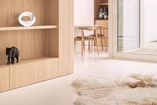 Moderne Penthouse met witte Mellow pu gietvloer