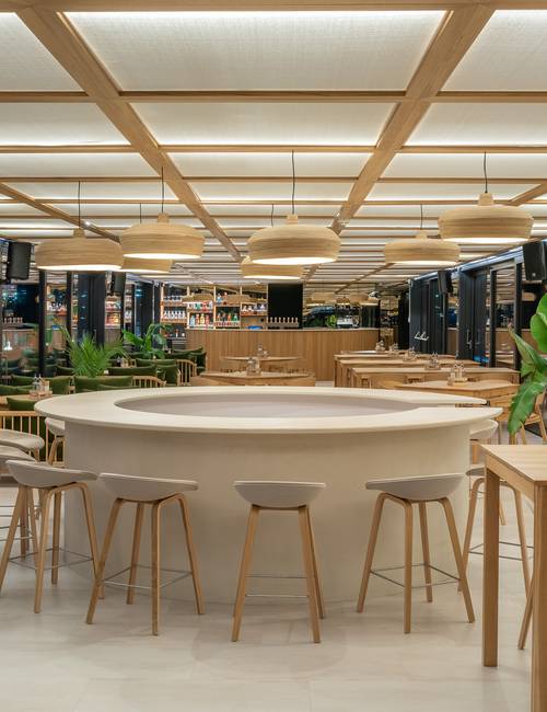 Barový pult so Socrete 7