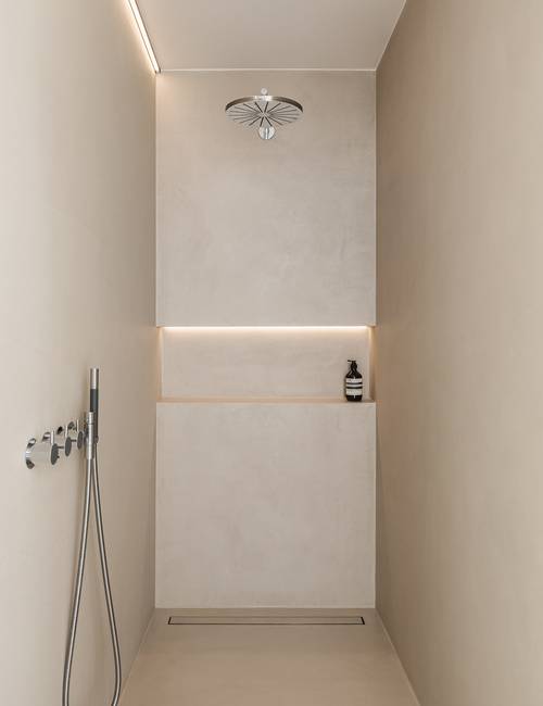 douche Socrete sans joints