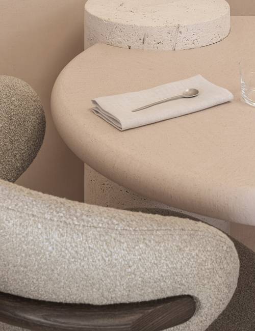 Carran on tabletop at Rebelle restaurant