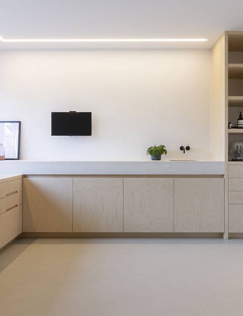 Liquidfloors Socrete gietvloer in oogartsenpraktijk Zulte