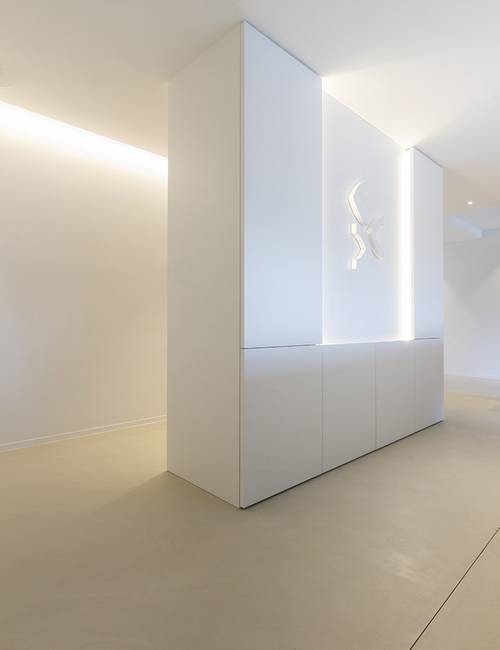 Liquidfloors Socrete gietvloer in oogartsenpraktijk Zulte