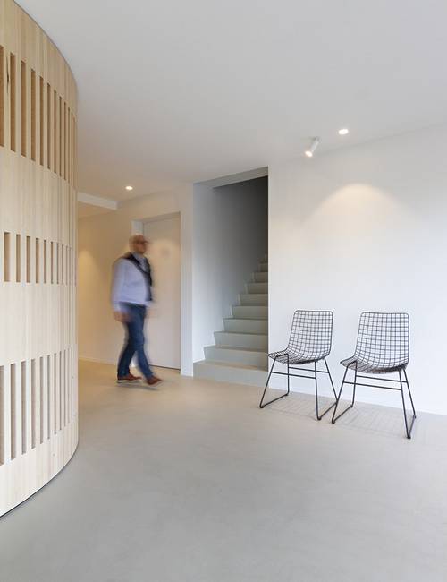 Liquidfloors Socrete gietvloer in oogartsenpraktijk Zulte