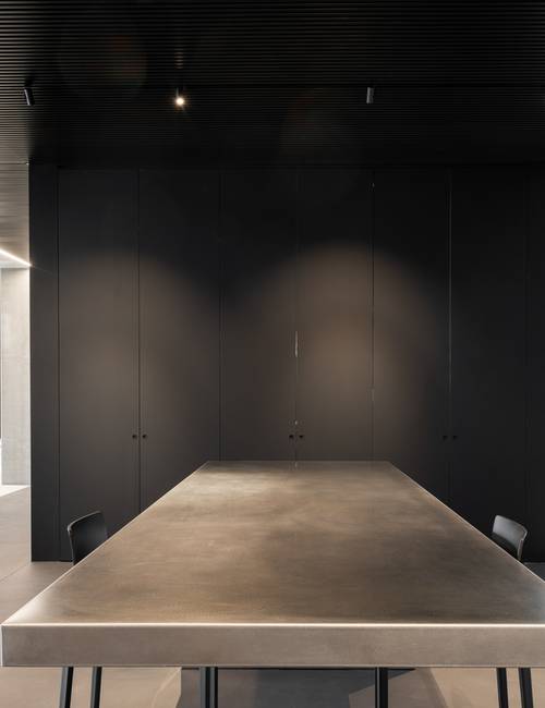 Linum kantoor showroom gietvloer Socrete