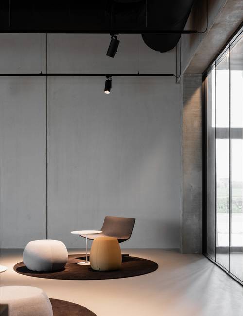 Linum vloer kantoor showroom Socrete