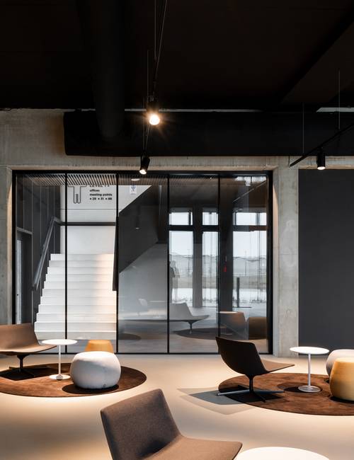 Linum kantoor showroom gietvloer Socrete