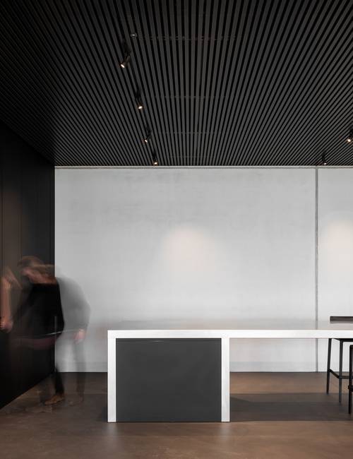 Linum kantoor showroom gietvloer Socrete