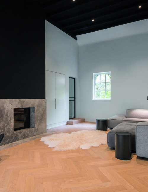 Woonkamer parket stoel zetel