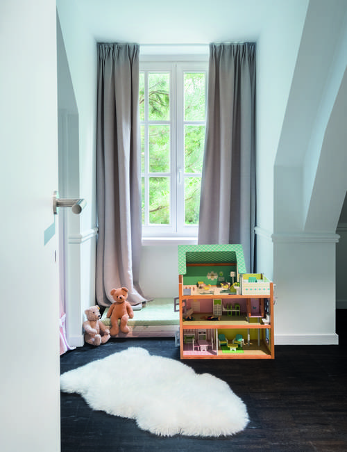 Slaapkamer parket wit hout