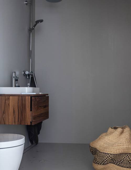 Noorwegen Mellow gietvloer badkamer