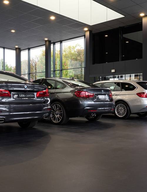 Liquidfloors Endur gietvloer garage showroom Kortrijk