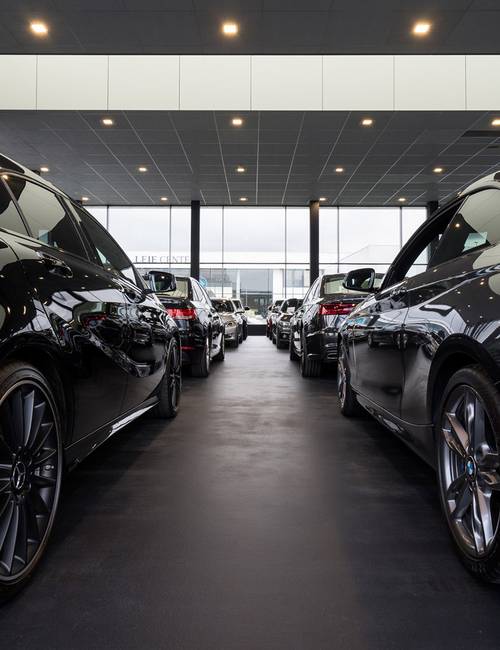 Liquidfloors Endur gietvloer garage showroom Kortrijk