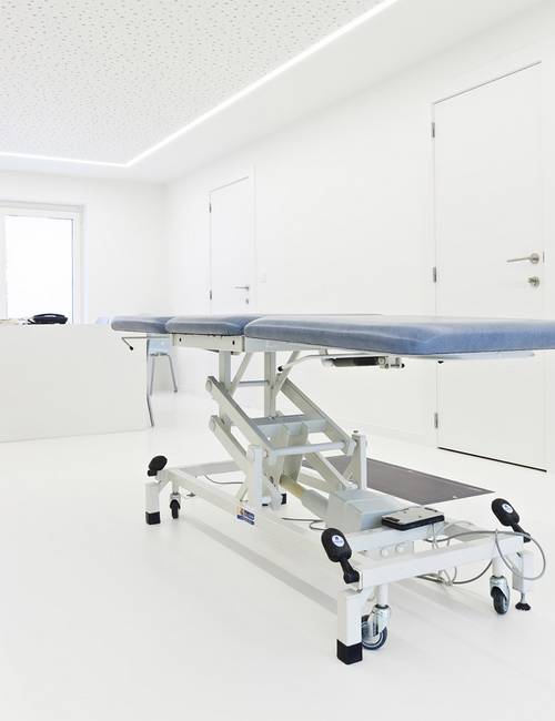 Liquidfloors Mellow pu gietvloer medische praktijk Kortrijk