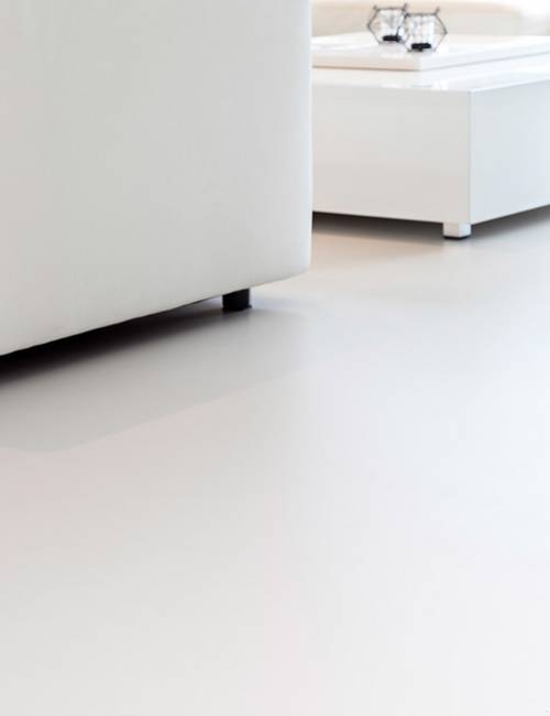 Liquidfloors Mellow pu gietvloer detail woonkamer privéwoning Oostkamp